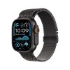 Apple Watch Ultra 2 GPS + Cellular 49mm Black Titanium Case with Black Titanium Milanese Loop - L