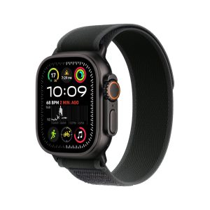 Apple Watch Ultra 2 GPS + Cellular 49mm Black Titanium Case with Black Trail Loop - M/L