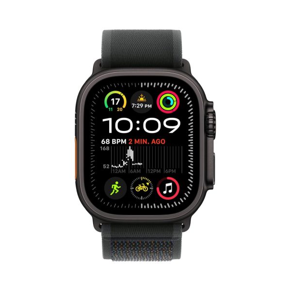 Apple Watch Ultra 2 GPS + Cellular 49mm Black Titanium Case with Black Trail Loop - M/L