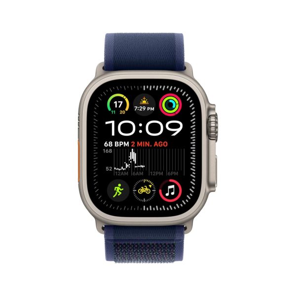 Apple Watch Ultra 2 GPS + Cellular 49mm Natural Titanium Case with Blue Trail Loop - M/L
