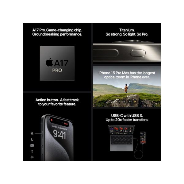 Apple iPhone 15 Pro Max 512GB Natural Titanium International Version