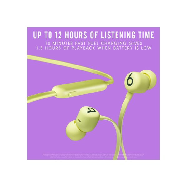 BEATS Flex Wireless Earphones-YUZU YELLOW