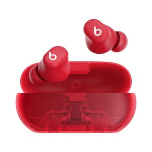 Beats Solo Buds Transparent Red