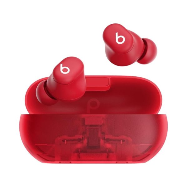 Beats Solo Buds Transparent Red