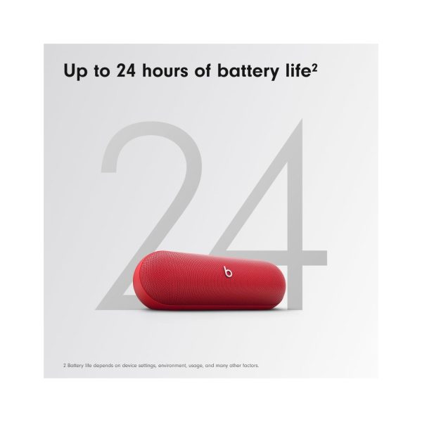 Beats Pill Speaker Statement Red