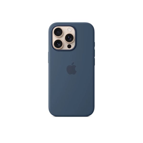 Apple iPhone 16 Pro Max Silicone Case with MagSafe Denim MYYU3