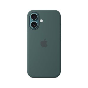 Apple iPhone 16 Silicone Case with MagSafe Lake Green MYY83