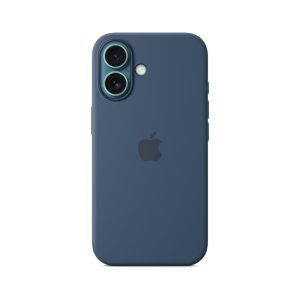 Apple iPhone 16 Silicone Case with MagSafe Denim MYY23