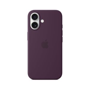 Apple iPhone 16 Silicone Case with MagSafe Plum MYY43
