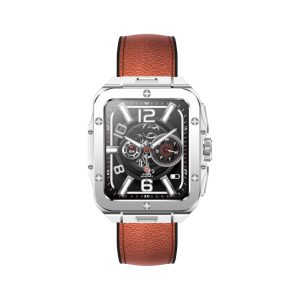Swiss Military Alps 2 Smart Watch Silver Brown