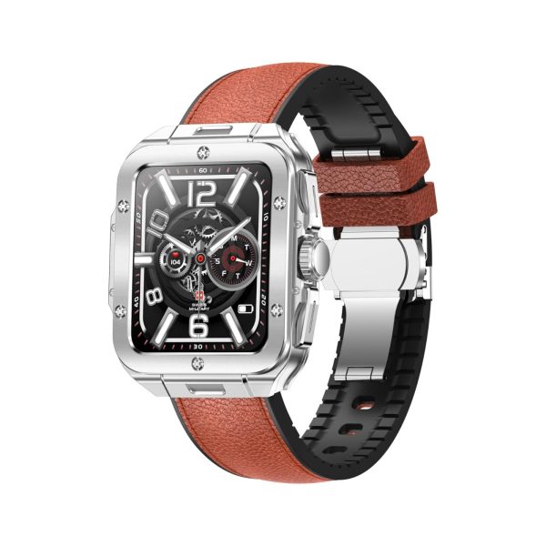 Swiss Military Alps 2 Smart Watch Silver Brown