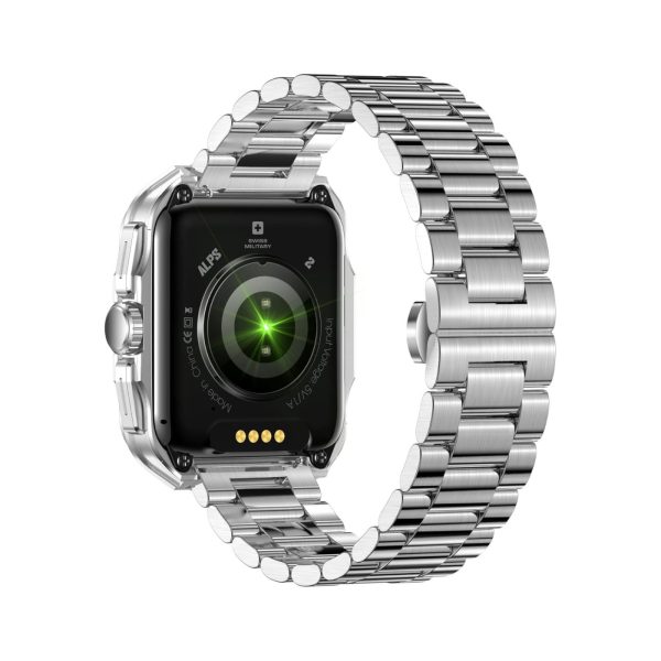 Swiss Military Alps 2 Smart Watch Silver Metal