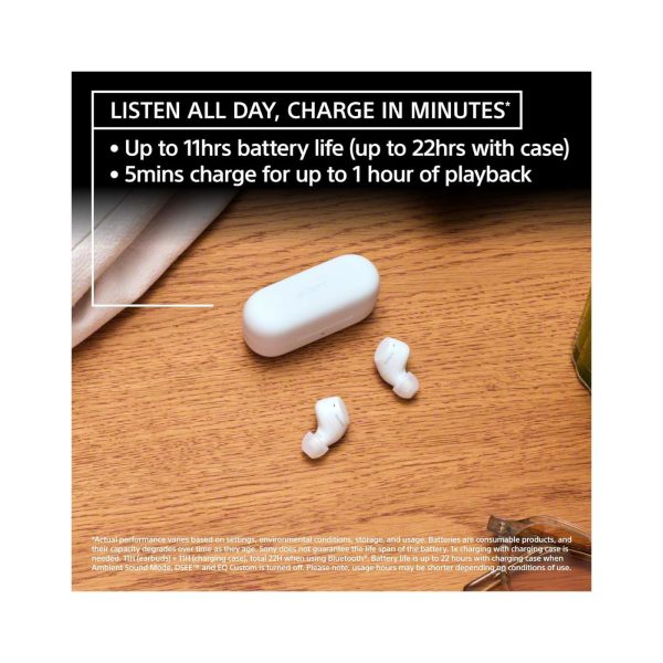 Sony Wf C510 True Wirless Earbuds White