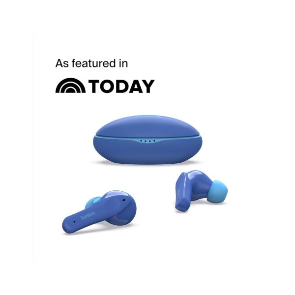 Belkin Soundform Nano True Wireless Earbuds For Kids Blue 2