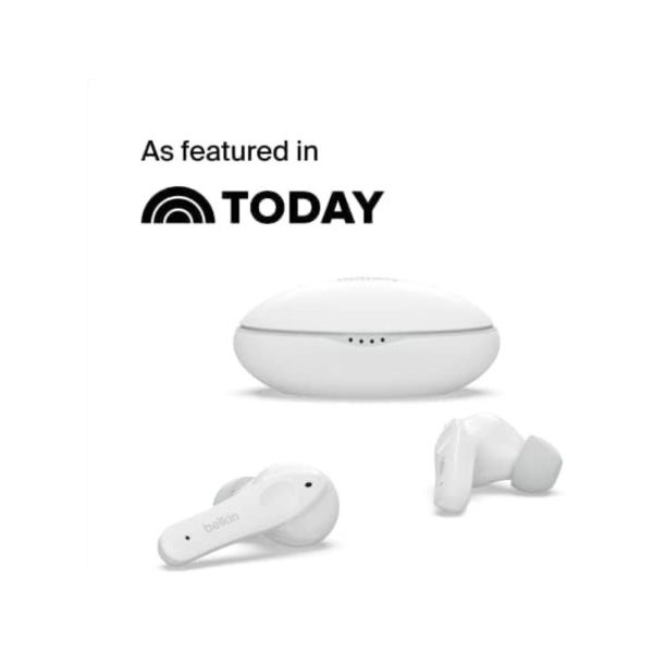 Belkin Soundform Nano True Wireless Earbuds For Kids White 1