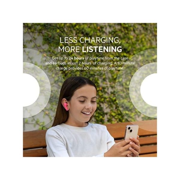 Belkin Soundform Nano True Wireless Earbuds For Kids Pink 2