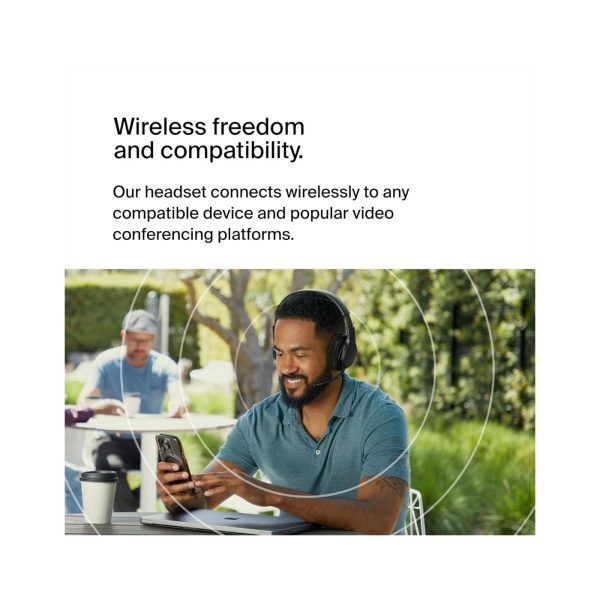 Belkin Soundform Adapt Over Ear Headset Boom Mic Black 2
