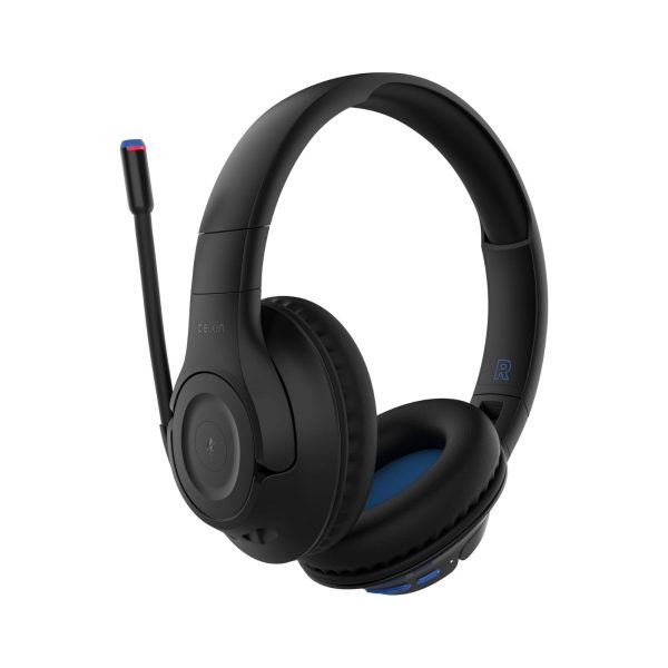 Belkin Soundform Inspire Kids Over Ear Headset with Boom Mic Black