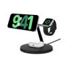 Belkin Boost Charge Pro 3 in 1 Magnetic Charging Stand with Qi2 Fast Wireless Charging 15W Black