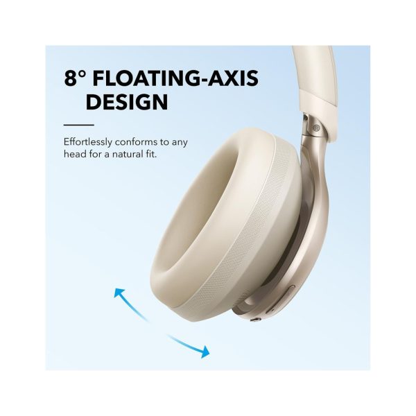 Anker Soundcore Space One Adaptive Noise Cancelling Headphones White 2