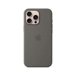 Apple iPhone 16 Pro Max Silicone Case with MagSafe Stone Gray MYYV3