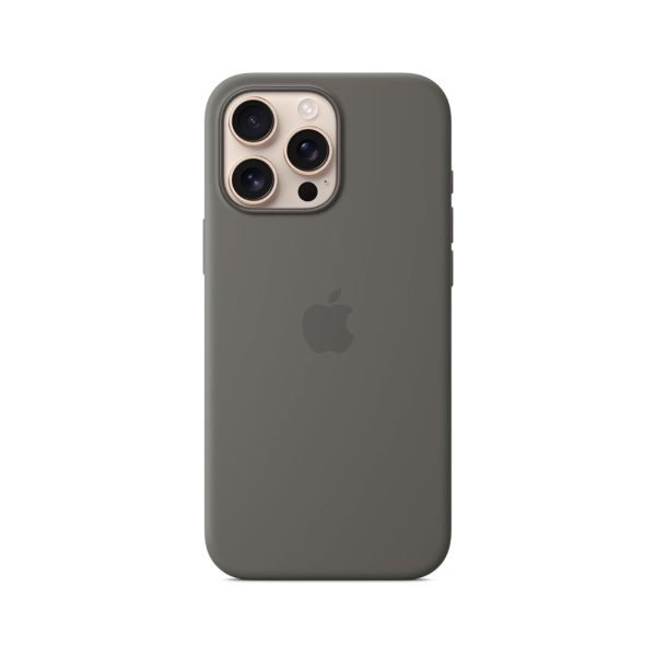 Apple iPhone 16 Pro Silicone Case with MagSafe Stone Gray MYYL3