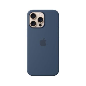 Apple iPhone 16 Pro Max Silicone Case with MagSafe Denim MYYU3