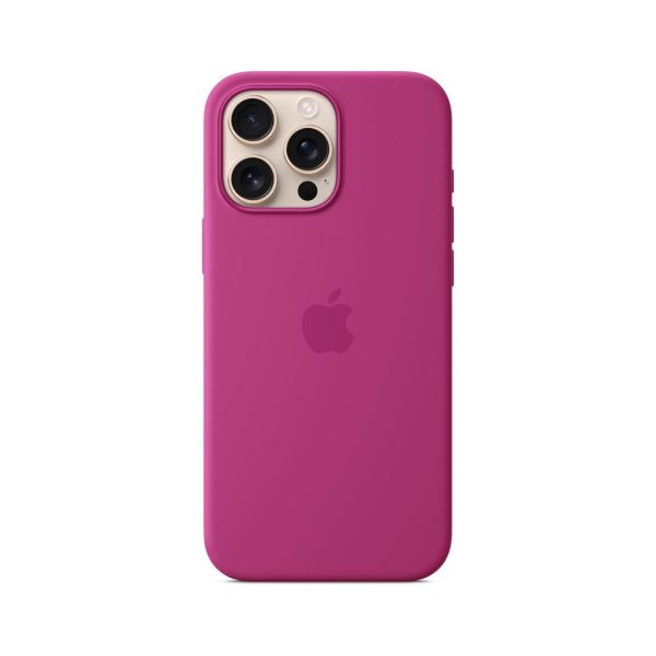 Apple iPhone 16 Pro Max Silicone Case with MagSafe Fuchsia MYYX3