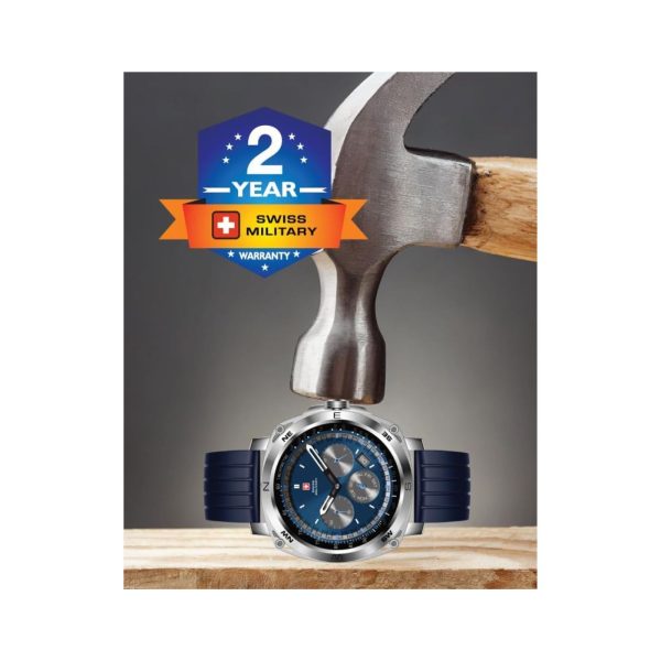 Swiss Military Dom 4 Smart Watch Blue