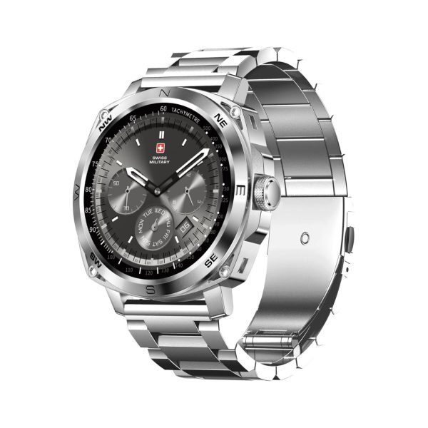 Swiss Military Dom 4 Smart Watch Silver