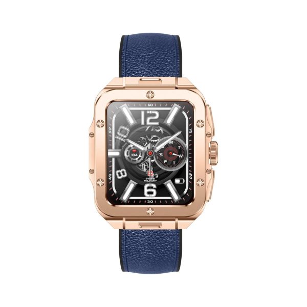 Swiss Military Alps 2 Smart Watch Rose Gold Blue