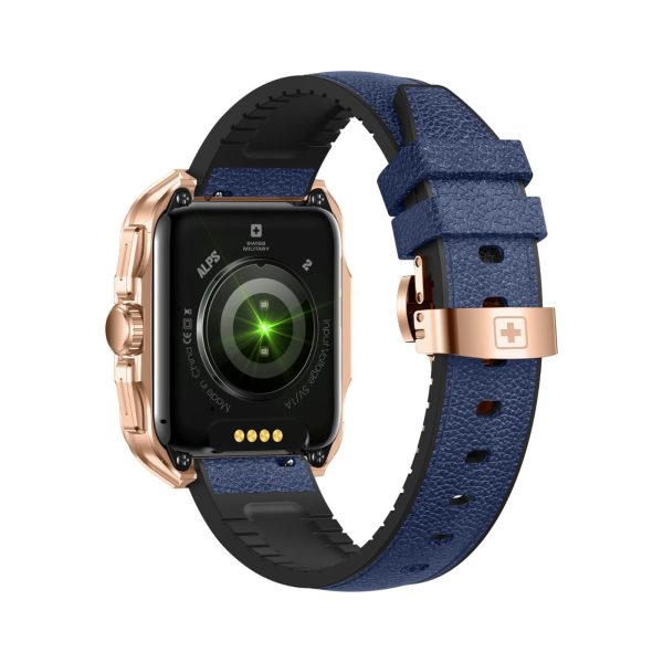 Swiss Military Alps 2 Smart Watch Rose Gold Blue
