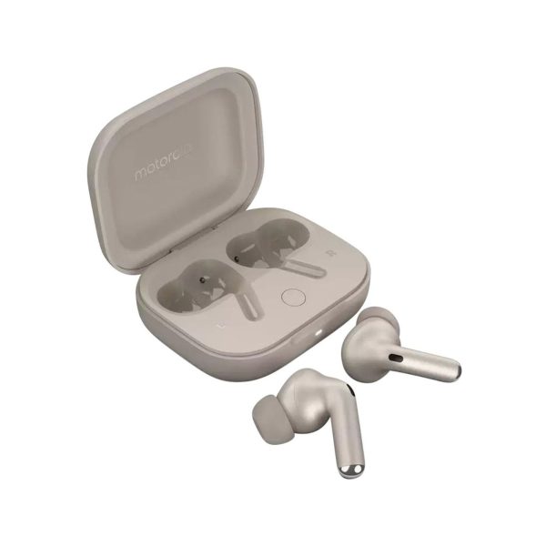 Motorola Buds Plus Wireless Earbuds Beach Sand