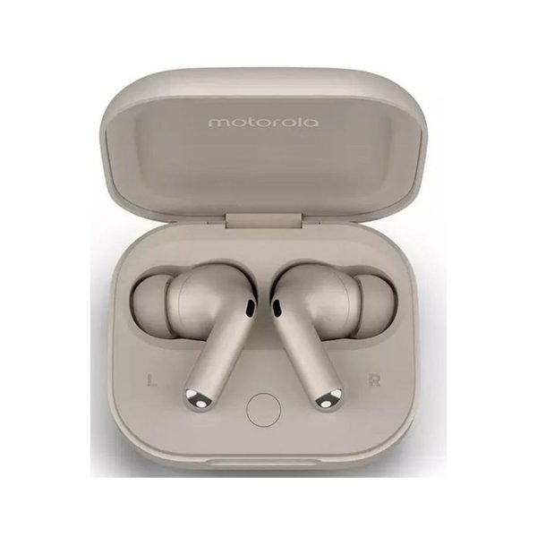 Motorola Buds Plus Wireless Earbuds Beach Sand