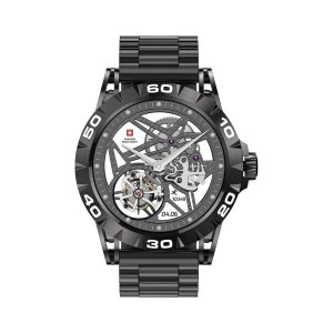 Swiss Military Dom 2 Smart Watch Gun Metal Frame Gun Metal Belt