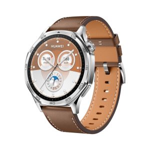 Huawei Watch GT5 46mm Brown Composite Leather Strap