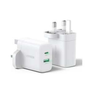 UGREEN 20W PD Fast Charger 1A1C White (1)