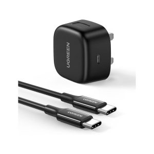 UGreen 25W Pd Fast Charger 1C With 2M UsbC   UsbC Cable Black (1)