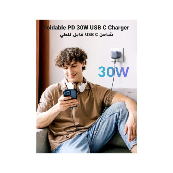 UGreen Nexode Gan 30W Pd Usb C Fast Charger Gray (2)