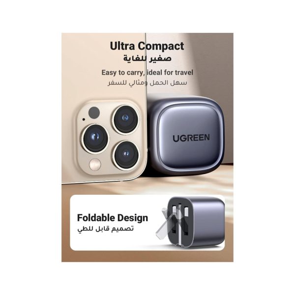 UGreen Nexode Gan 30W Pd Usb C Fast Charger Gray (6)