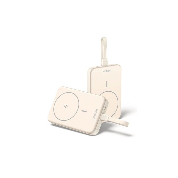 UGreen Powerbank 10000 Mah Pd 20W Magnetic With Built In Usb White (5)