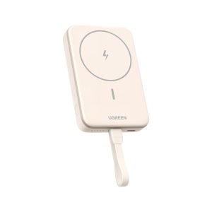 UGreen Powerbank 10000 Mah Pd 20W Magnetic With Built In Usb White (6)