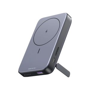 UGreen Powerbank 10000 Mah Pd 20W Magnetic With Stand Black (1)