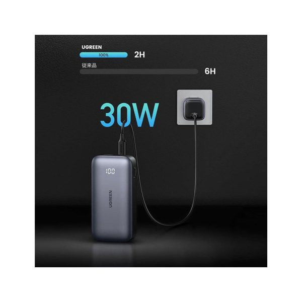UGreen Powerbank 10000 Mah Pd 30W Gray (2)