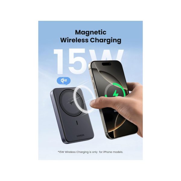 UGreen Powerbank 10000 Mah Pd 30W Magnetic Gray (5)