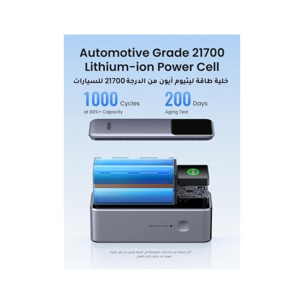 UGreen Powerbank 20000 Mah Pd 130W Gray (3)