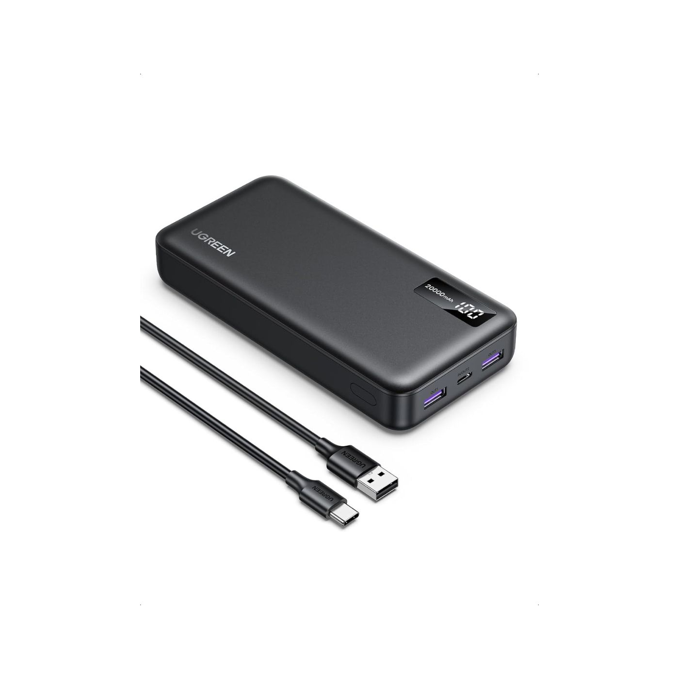 UGreen Powerbank 20000 Mah Pd 22.5W Black (1)