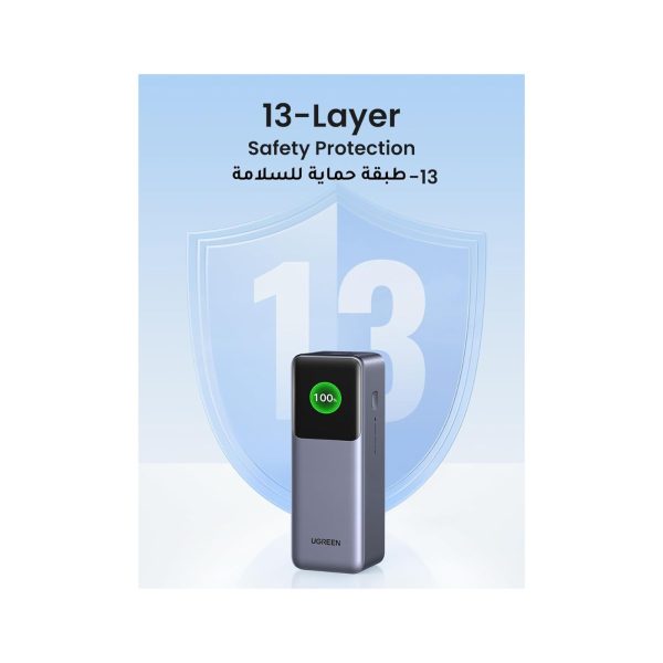 UGreen Powerbank 25000 Mah Pd 200W Gray (6)