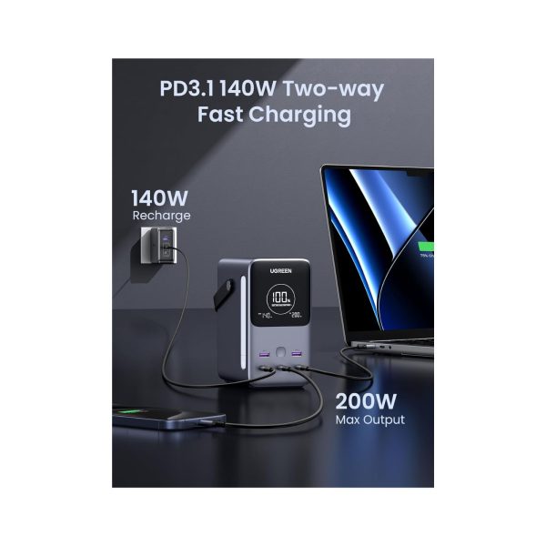UGreen Powerbank 48000 Mah Pd 300W Gray (8)