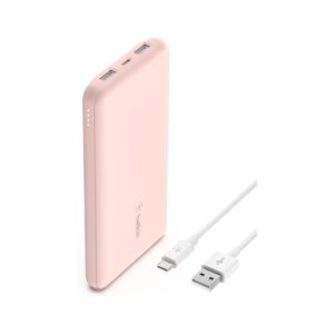 Belkin USB C Portable Power Bank 10000mAh Pink (1)